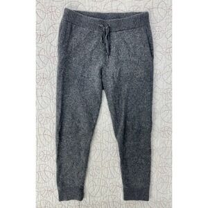 NakedCashmere Heather Gray Women's 100% Cashmere Jogger Pants /‎ Size Large